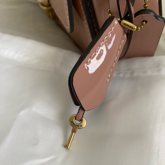 Coach Patent Leather Studio Baguette - Picture 4 of 5